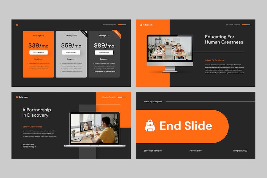 教育课程教学培训设计PPT模板 - PPT派