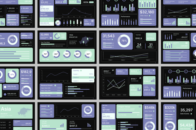 KPI业绩指标监测系统PPT模板 - PPT派