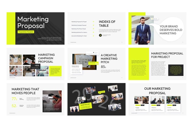 营销推广方案计划书PPT模板 - PPT派