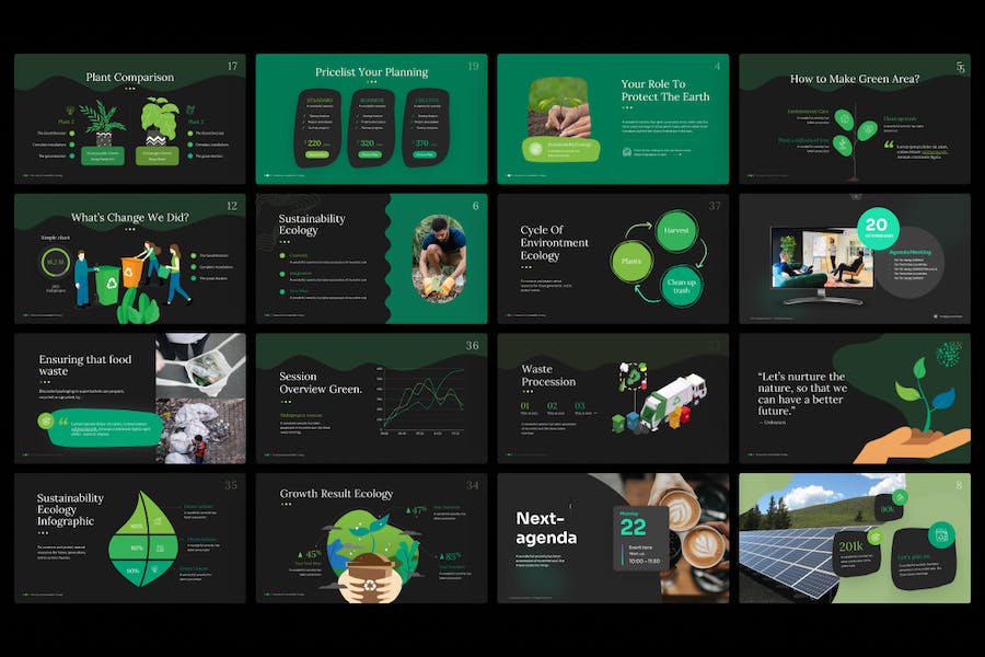 Environtment-sustainability-powerpoint-template - PPT派