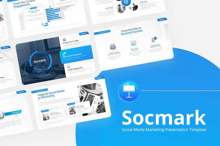 Socmark-sosial-media-marketing-keynote-template- PPT派