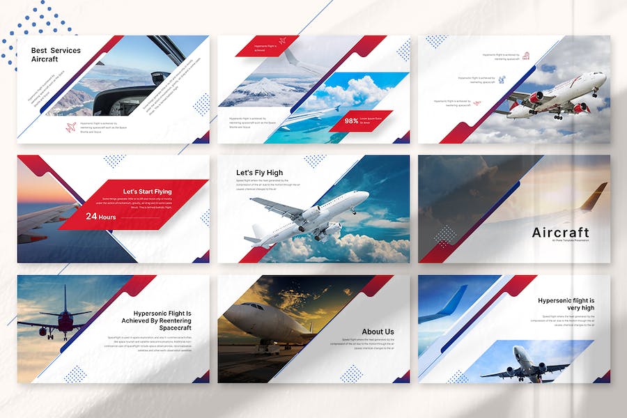 航空飞行行业知识宣传Keynote模板 - PPT派