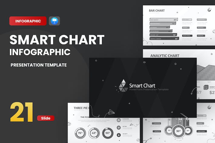 Smart-chart-infographic-doodle-keynote-template- PPT派