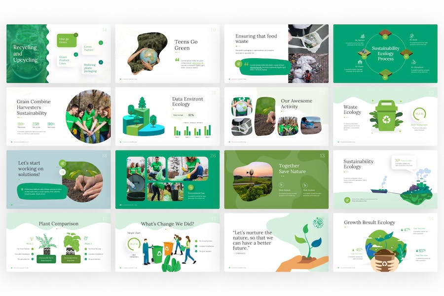 Environtment-sustainability-powerpoint-template - PPT派