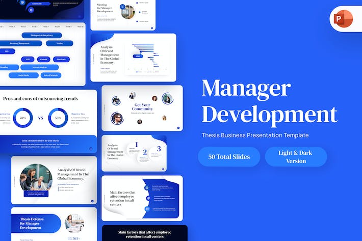 管理器-开发-PowerPoint-模板 - PPT派