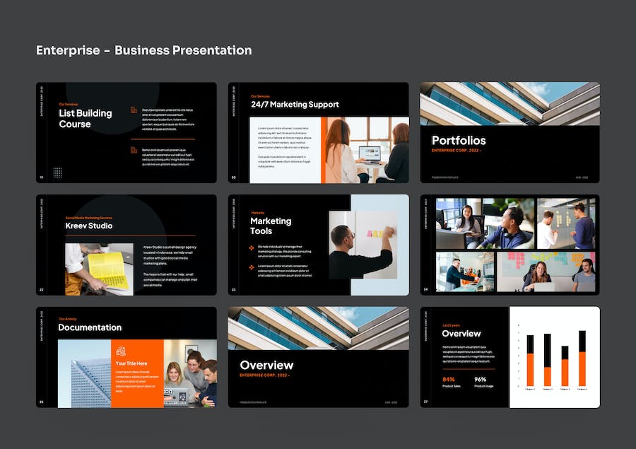 企业形象展示方案PPT模板 - PPT派