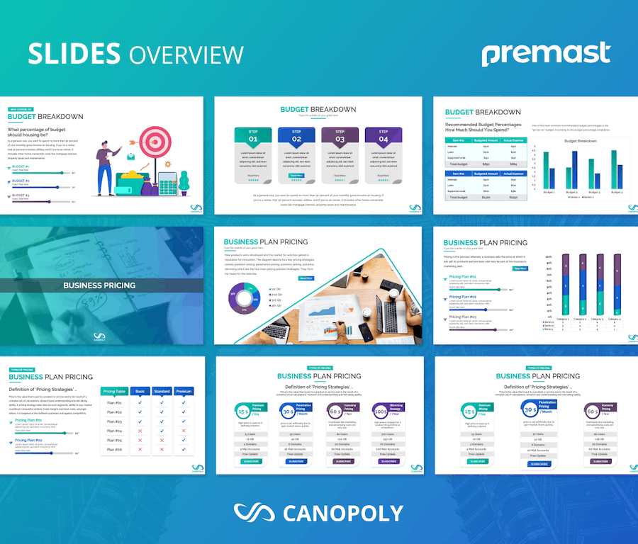 独角兽风格创业项目商业计划书PPT模板 - PPT派