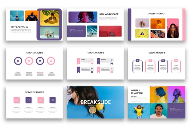 创意商业产品展示推介PPT模板 - PPT派