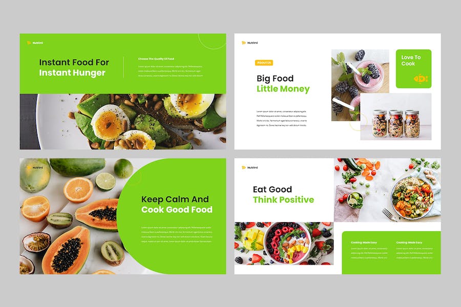 营养健康食品行业Keynote模板 - PPT派