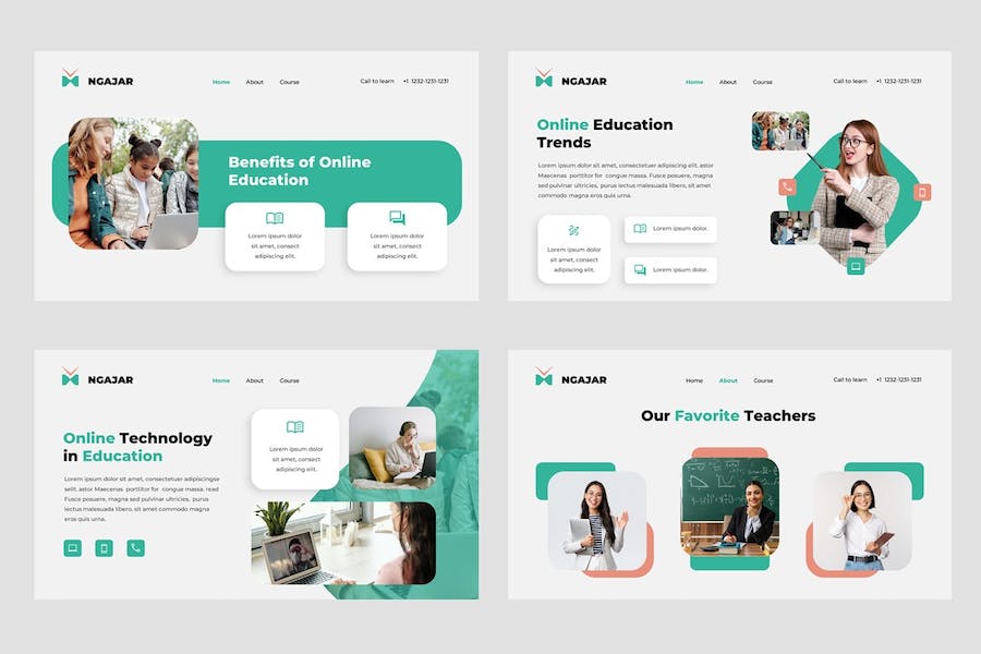 教育学校课程教学方案Keynote模板 - PPT派