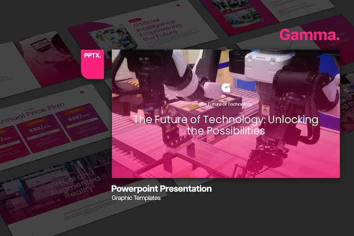 人工智能技术方案展示应用PPT模板 - PPT派