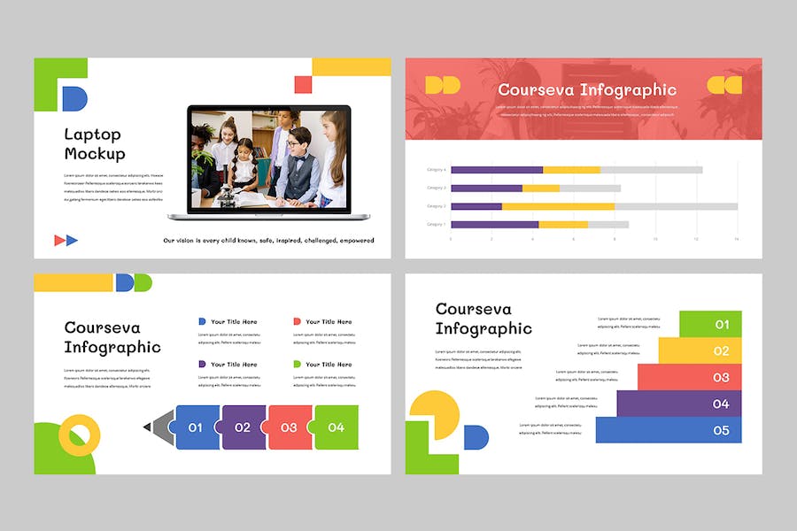 儿童教育课程学习展示PPT模板 - PPT派