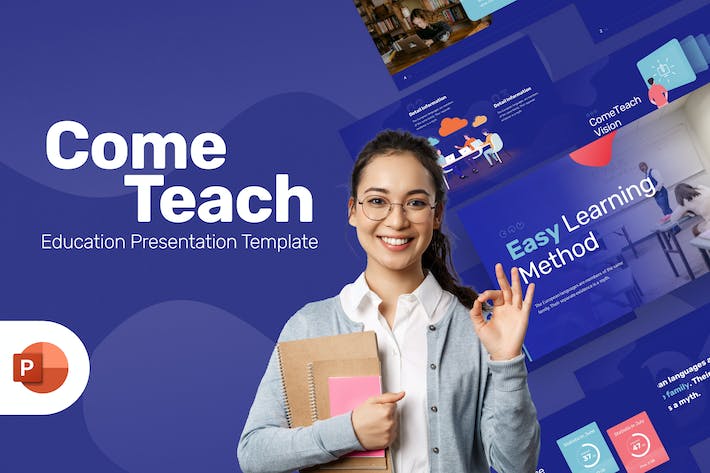 Cometeach-教育-PowerPoint-模板 - PPT派