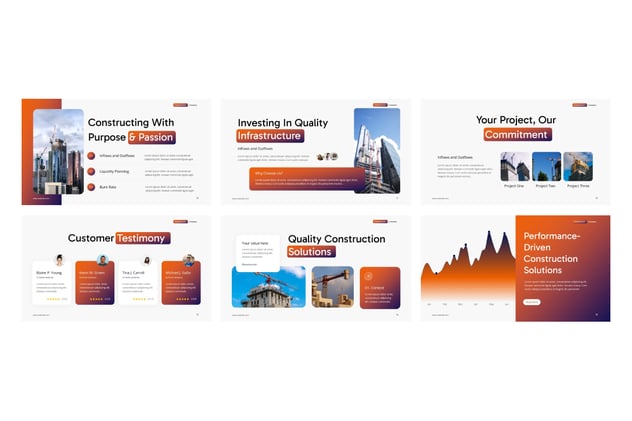 建筑工程公司融资提案方案PPT模板 - PPT派