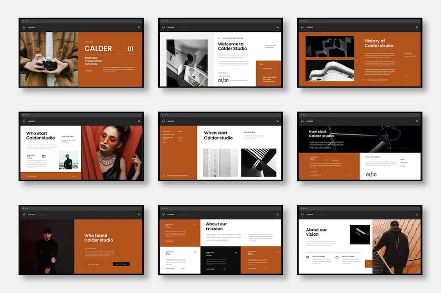 商务企业经营管理展示Keynote模板 - PPT派