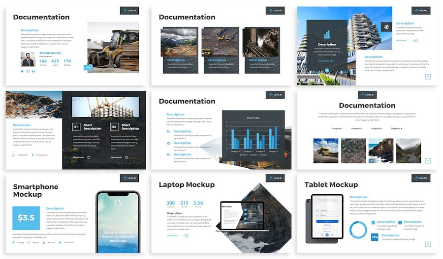 多用途商务办公通用PPT模板 - PPT派