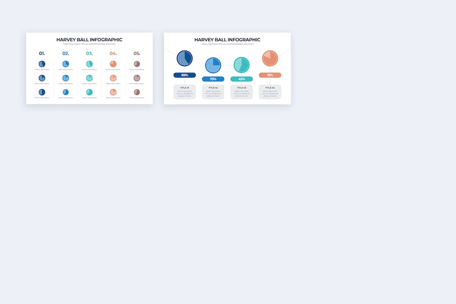 商业哈维球图数据分析信息图形PPT模板 - PPT派