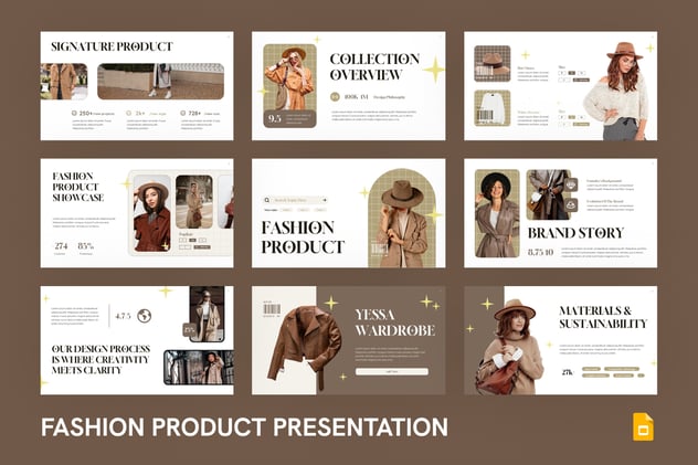 时尚服装产品新品发布会展示PPT模板 - PPT派