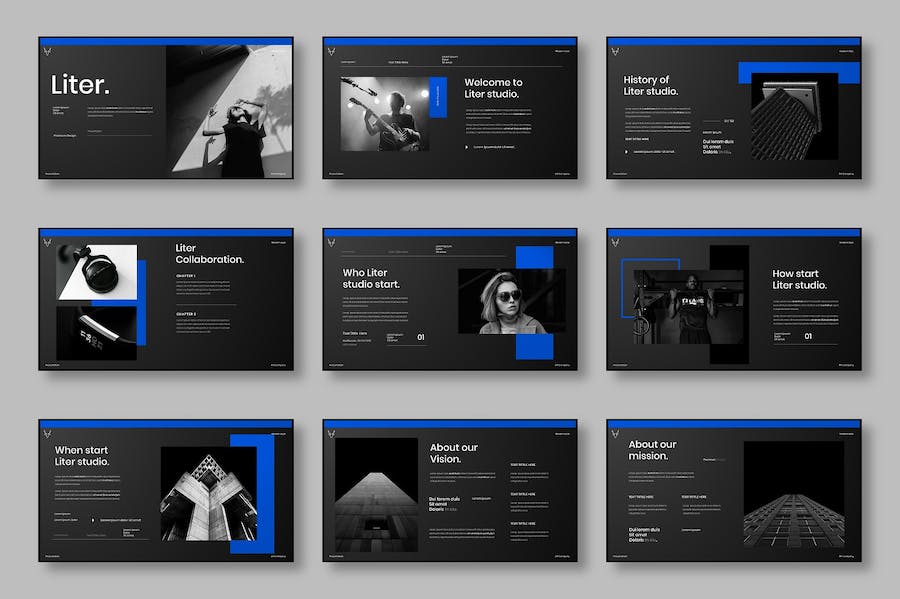 商务业务品牌推广演讲Keynote模板 - PPT派