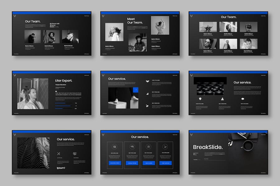 商务业务品牌推广演讲Keynote模板 - PPT派