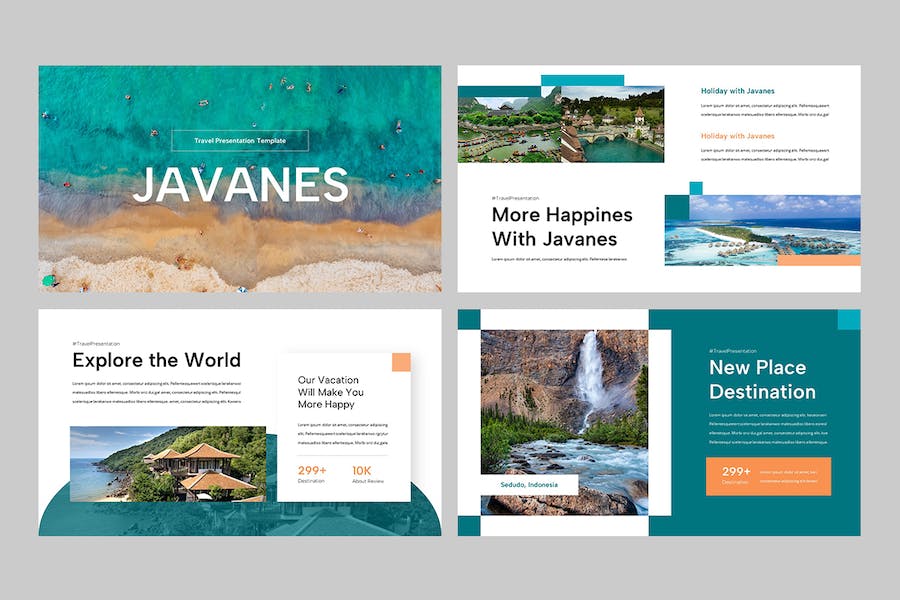 旅游旅行社线路推介服务方案PPT模板 - PPT派