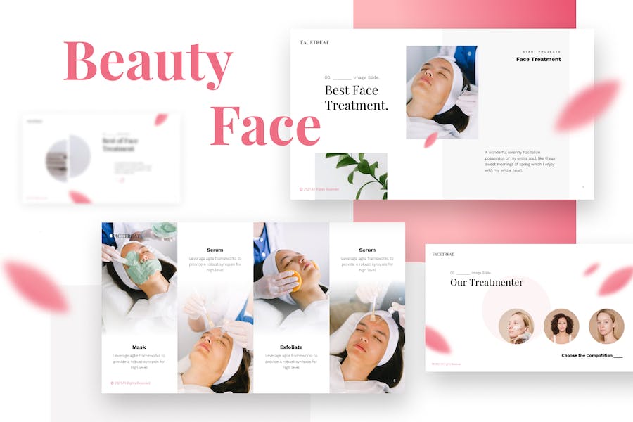 Facetreat-beauty-facial-treatment-keynote-template - PPT派