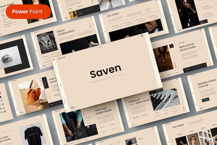 SAVEN-商务-PowerPoint-模板- PPT派