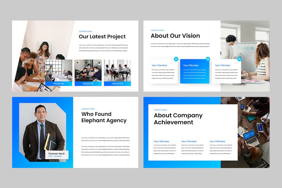 公司企业形象展示方案PPT模板 - PPT派