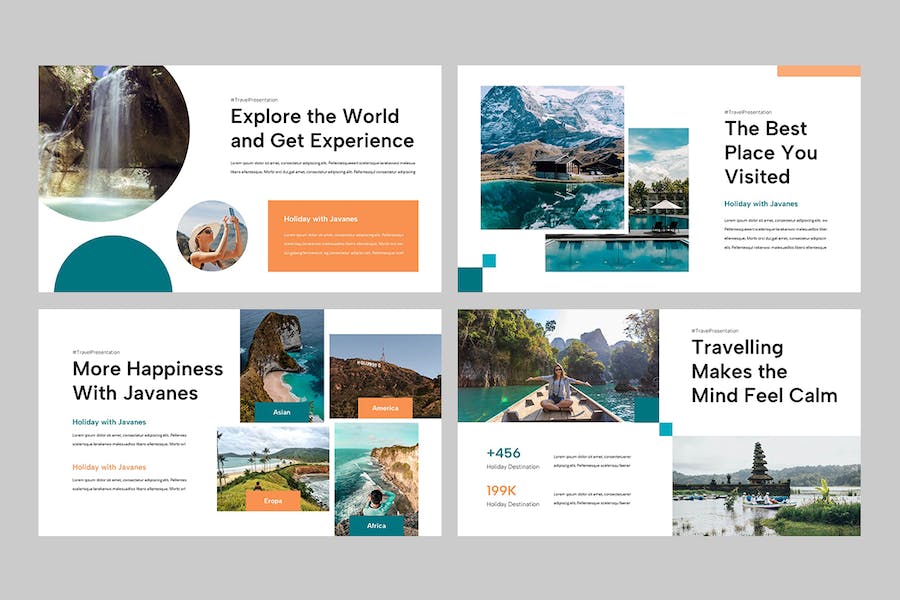 旅游旅行社线路推介服务方案PPT模板 - PPT派