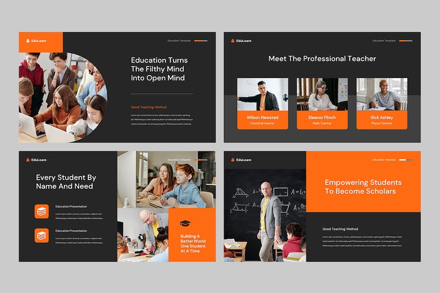 教育课程教学培训设计PPT模板 - PPT派