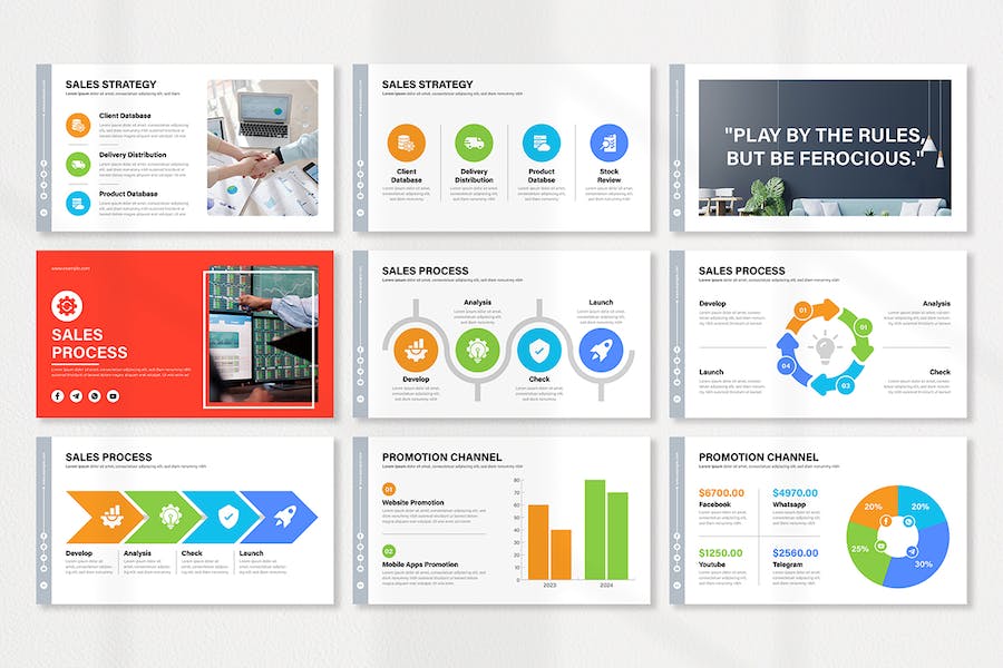 营销计划策略制定执行方案PPT模板 - PPT派