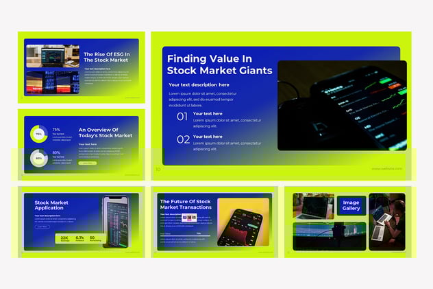 股票市场投资分析PPT模板 - PPT派