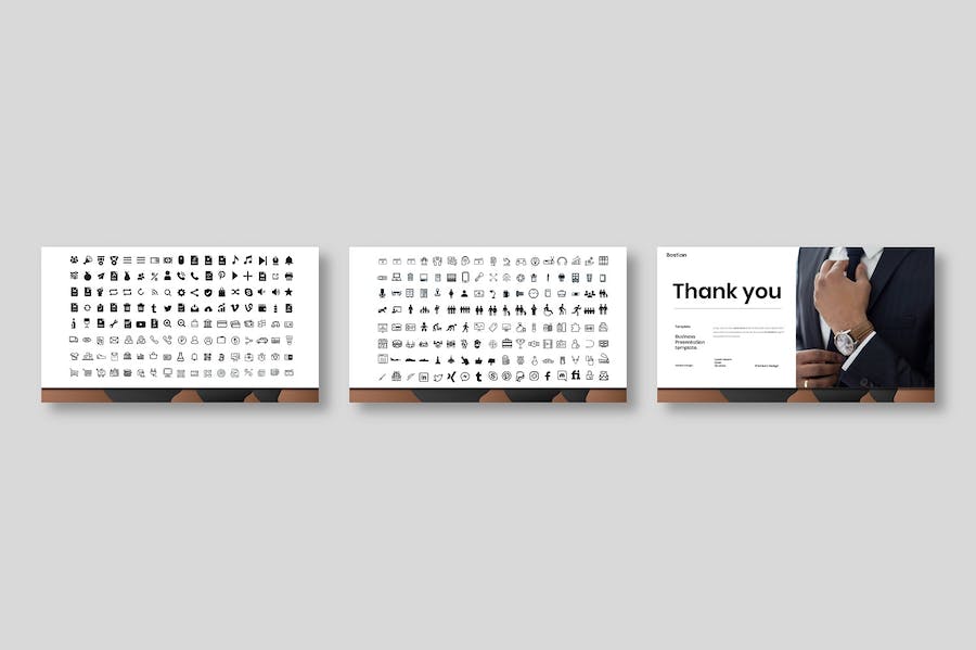 现代商业创意品牌设计PPT模板 - PPT派