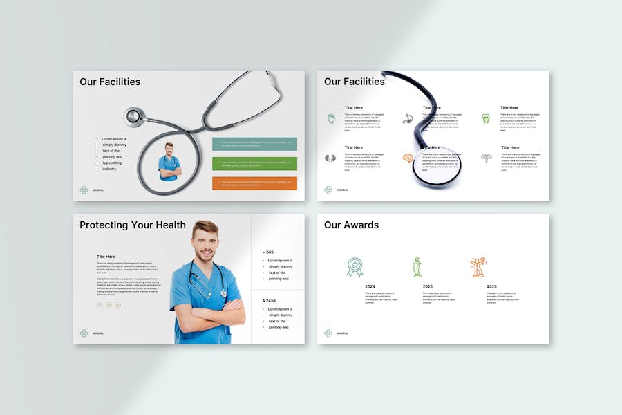 医疗咨询服务介绍宣传PPT模板 - PPT派