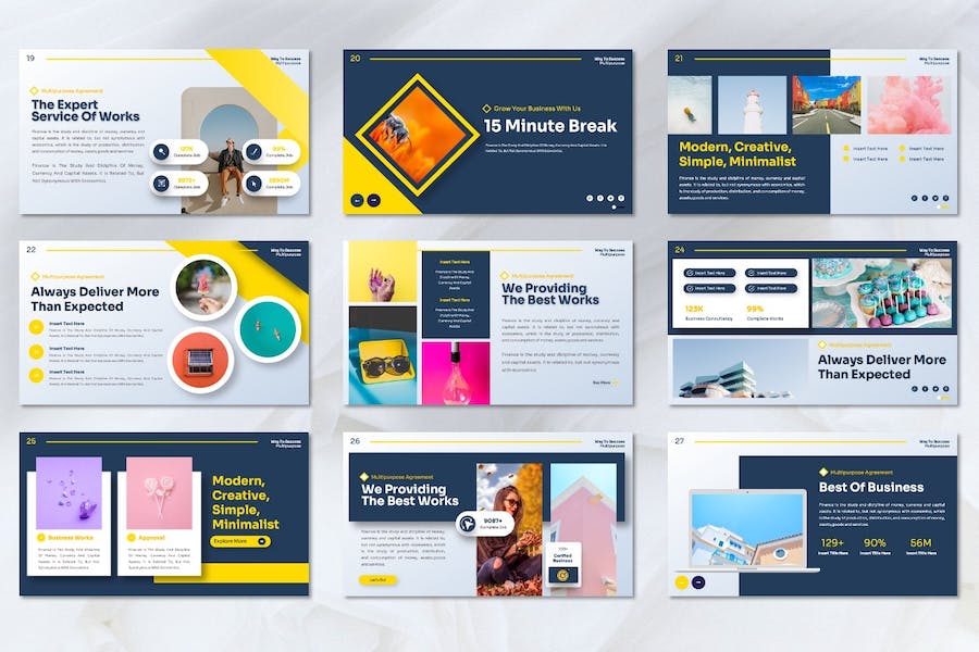 企业公司年度报告总结PPT模板 - PPT派