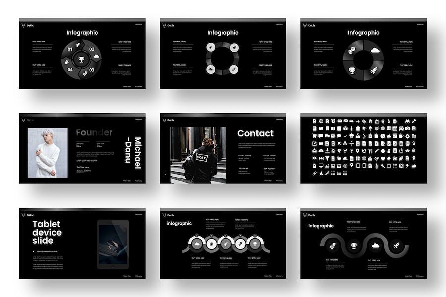 熟食店行业商务展示PPT模板 - PPT派