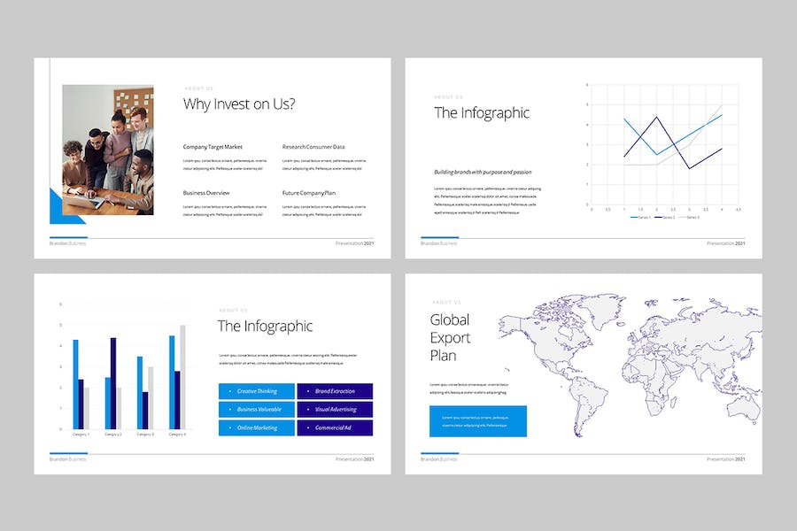商务企业项目推介融资路演Keynote模板 - PPT派