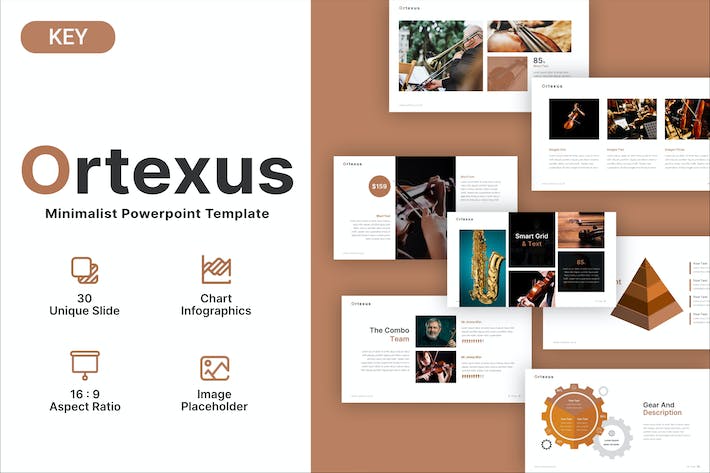 Ortexus-minimalist-keynote-presentation-template- PPT派