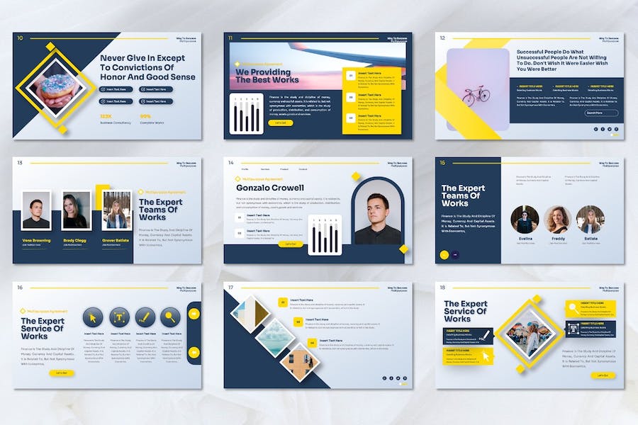 企业公司年度报告总结PPT模板 - PPT派