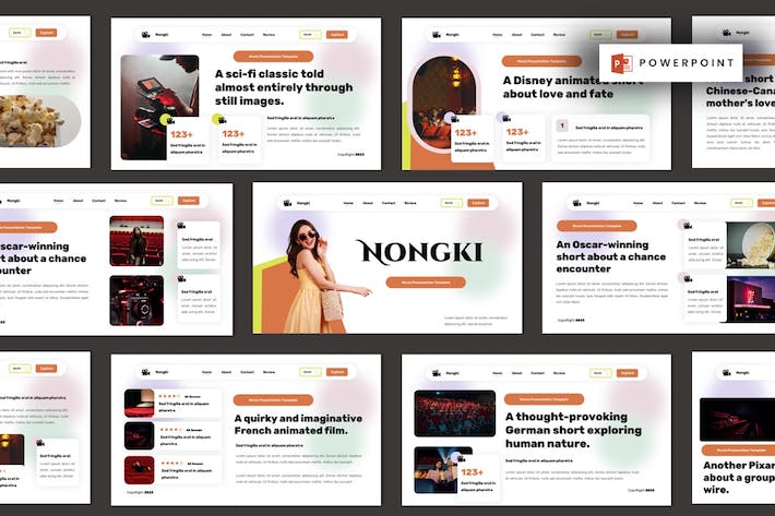 电影制作工作室项目介绍讲述展示方案PPT模板 - PPT派