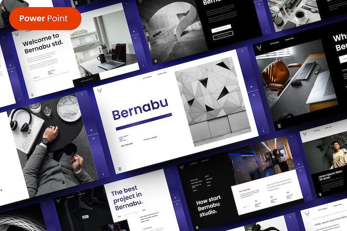 高端商务风格展示PPT模板 - PPT派