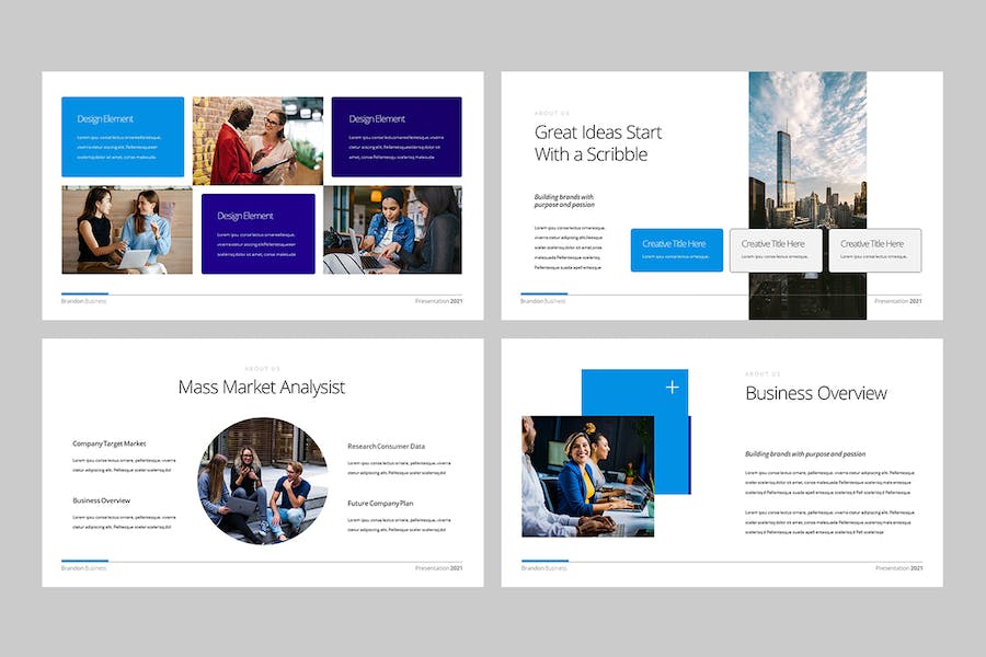 商务企业项目推介融资路演Keynote模板 - PPT派