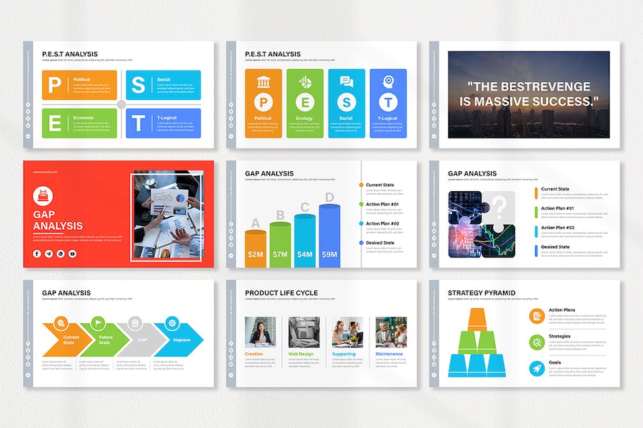 营销计划策略制定执行方案PPT模板 - PPT派