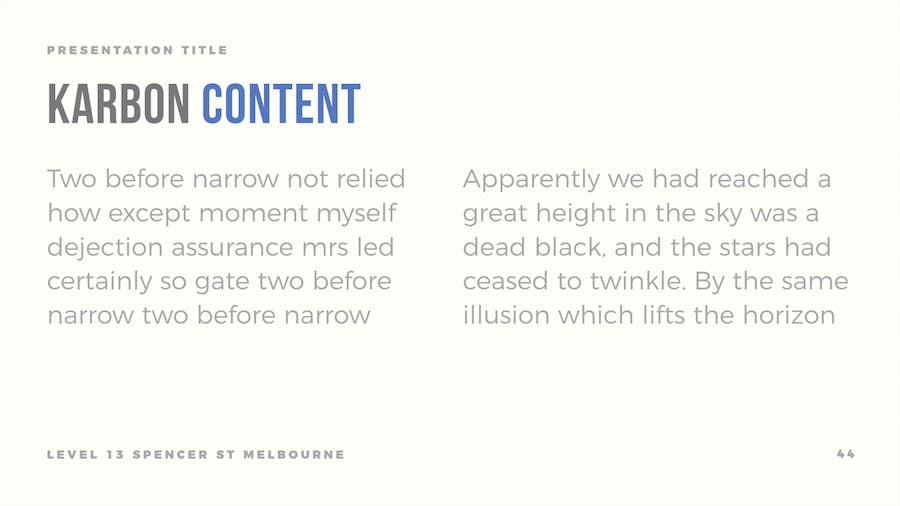 碳主题环保低碳宣传Keynote模板 - PPT派