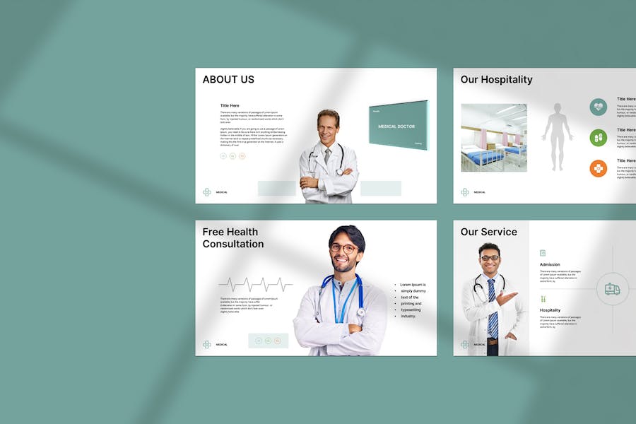 医疗咨询服务介绍宣传PPT模板 - PPT派
