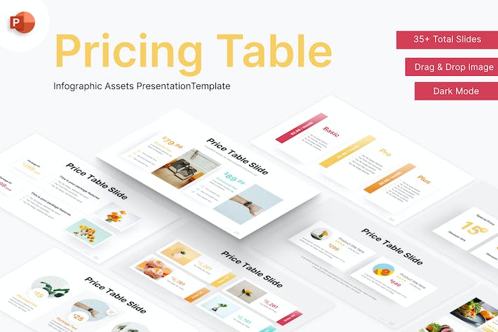 定价-表格-信息图表-PowerPoint-模板 - PPT派