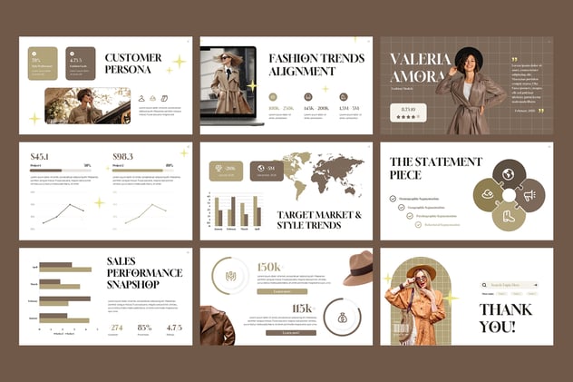 时尚服装产品新品发布会展示PPT模板 - PPT派