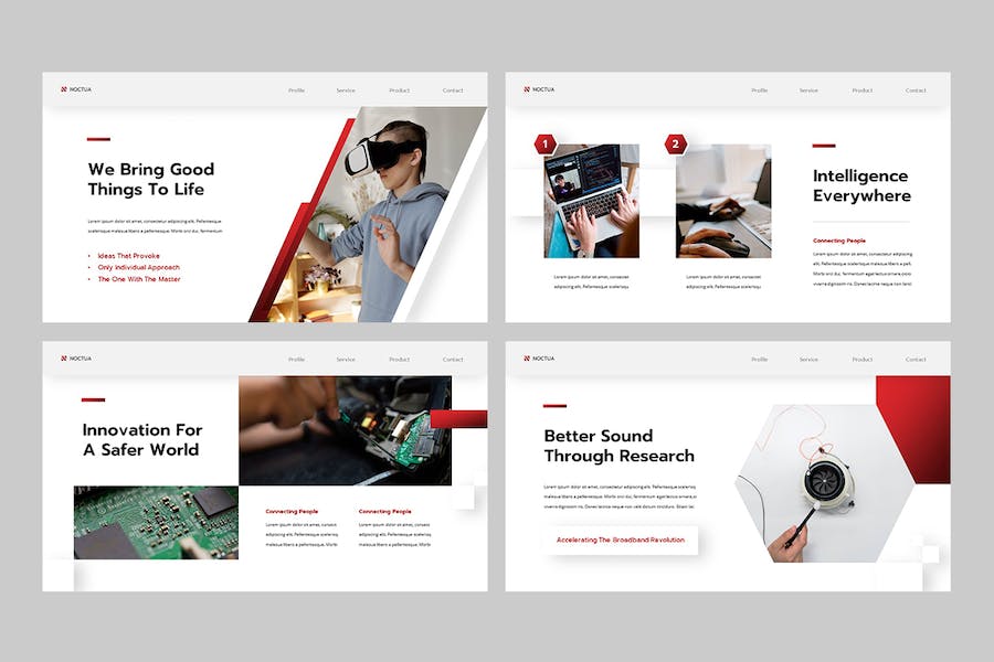 科技产品工具展示方案PPT模板 - PPT派