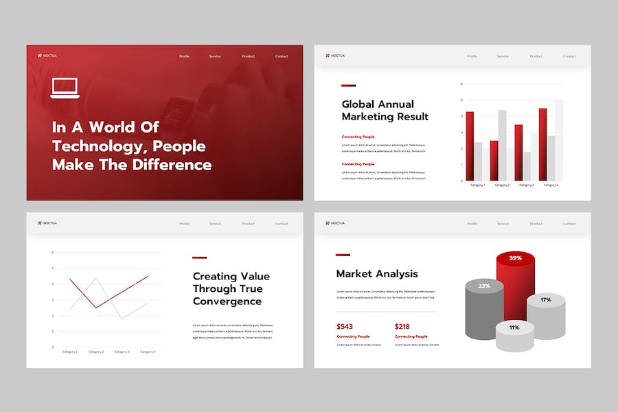 科技产品工具展示方案PPT模板 - PPT派