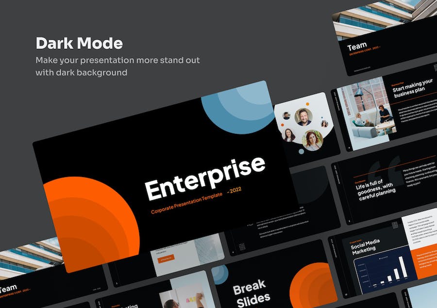 企业形象展示方案PPT模板 - PPT派